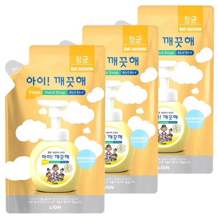 많이 팔린 아이깨끗해 순 핸드워시 파우더향, 200ml, 3개(로켓배송) 추천해요