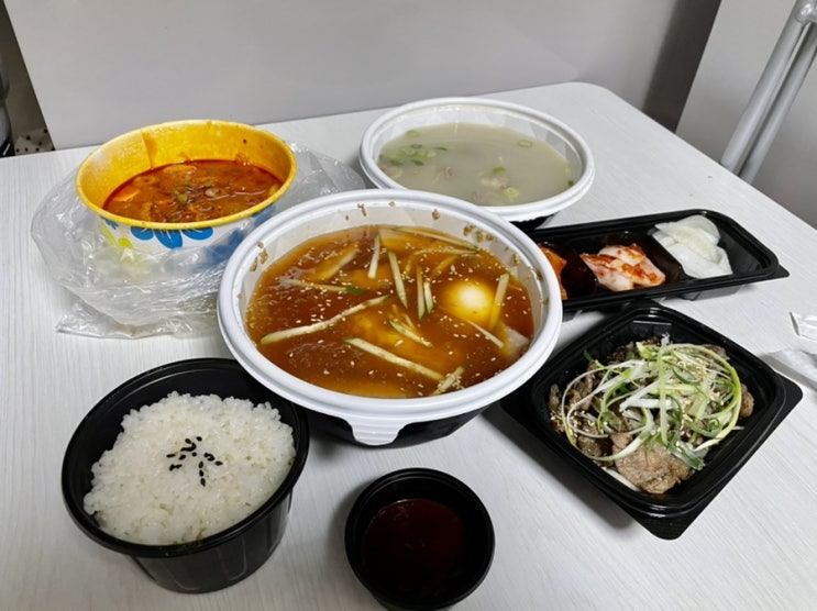  관평동 송강동 배달맛집 설렁탕과 밀면의 조합