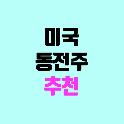미국 동전주 추천 (penny stock / 페니스톡, 페니스탁 뜻) 미국 동전주 추천 (penny stock / 페니스톡, 페니스탁 뜻)