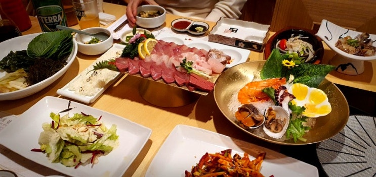  대구 수성못 맛집, 방어진 참가자미(횟집, 대방어, 도다리, 가자미, 이시가리)