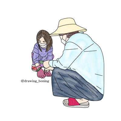  외할머니와 손녀