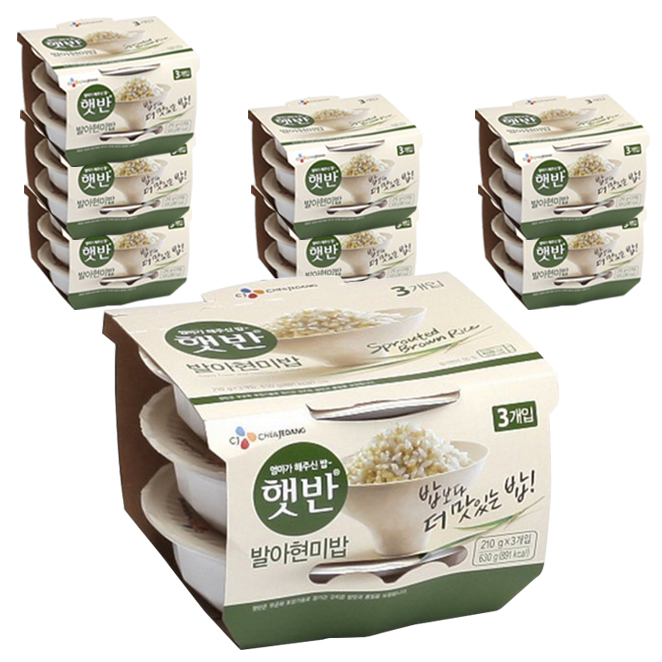 후기가 정말 좋은 햇반 발아현미밥, 210g, 24개 추천해요 후기가 정말 좋은 햇반 발아현미밥, 210g, 24개 추천해요