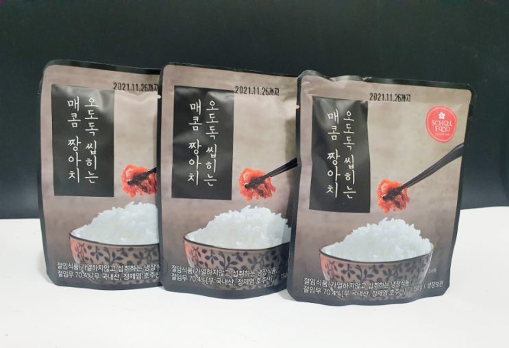  쟁여두면 든든한 밑반찬, 스쿨푸드 오독오독 씹히는 매콤 짱아치