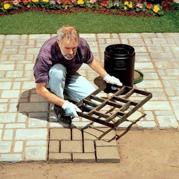인지도 있는 보도블럭 틀 DIY 시멘트 블럭 벽돌만들기 디딤돌 정원꾸미기 정원바닥, 단일상품개 추천합니다