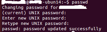  Ubuntu14,18 에서 암호 변경하기 (UI/Terminal)