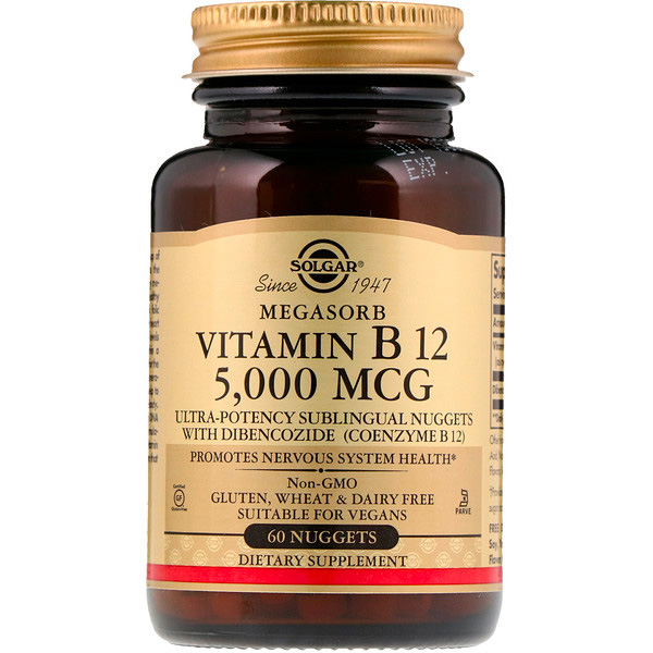 선택고민 해결 솔가 비타민 B12 5000mcg 너겟, 60개입, 1개 추천해요 선택고민 해결 솔가 비타민 B12 5000mcg 너겟, 60개입, 1개 추천해요