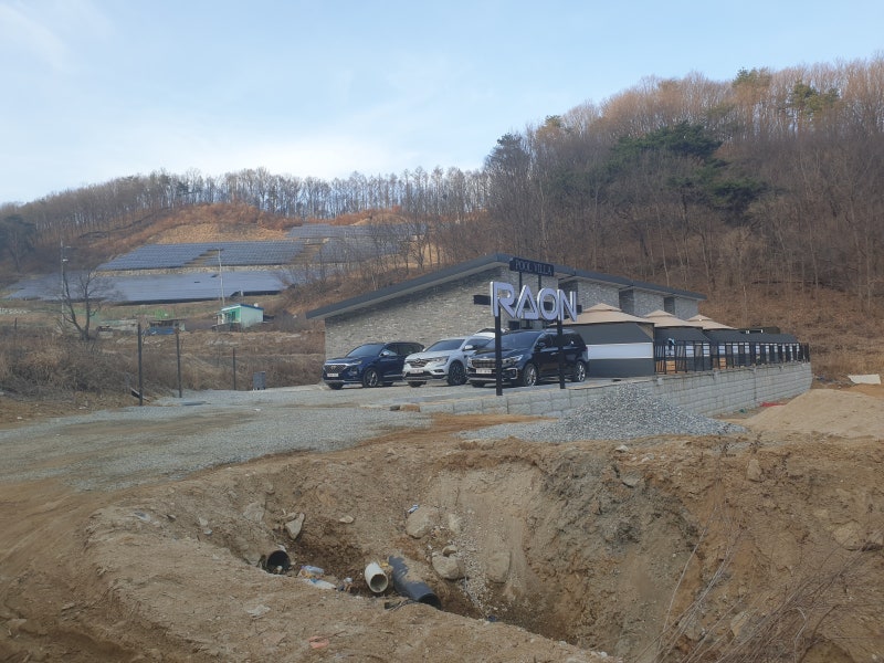 원주 라온 풀빌라 오픈한지 얼마 안된곳 방문 깨끗하네요~