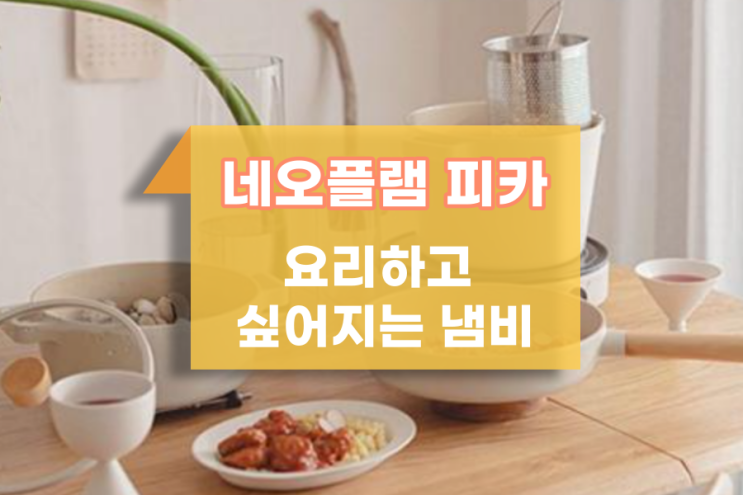  네오플램 피카 주방용품 세트로 스타일리쉬하게 요리하자