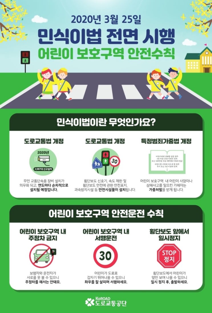  어린이보호구역 과속 신호위반 교통사고 형사 처벌