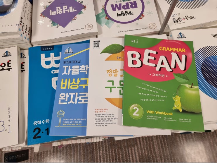  중2 새학기 영어 수학 과학 문제집 추천! 뭐가 좋을까?
