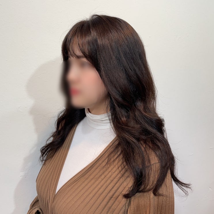  홍대1인미용실문핑크 지저분한 히피펌에서 차분한 허쉬펌 성공 