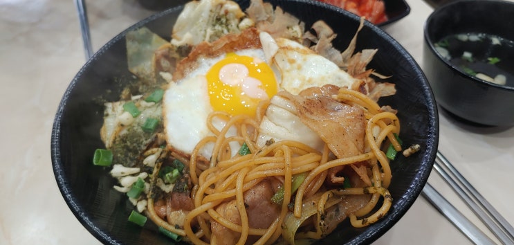  광양맛집 사우나멘동 동광양점의 야끼소바