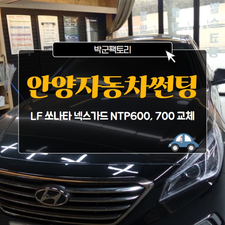  안양자동차썬팅, LF 쏘나타 넥스가드 NTP600, 700 교체