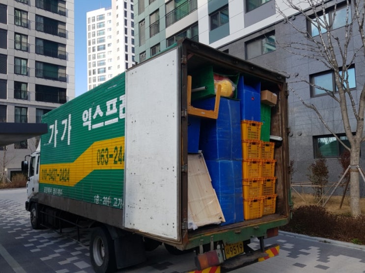  오늘은 진안, 장수에서 무안으로 장거리 포장이사 진행하였습니다!