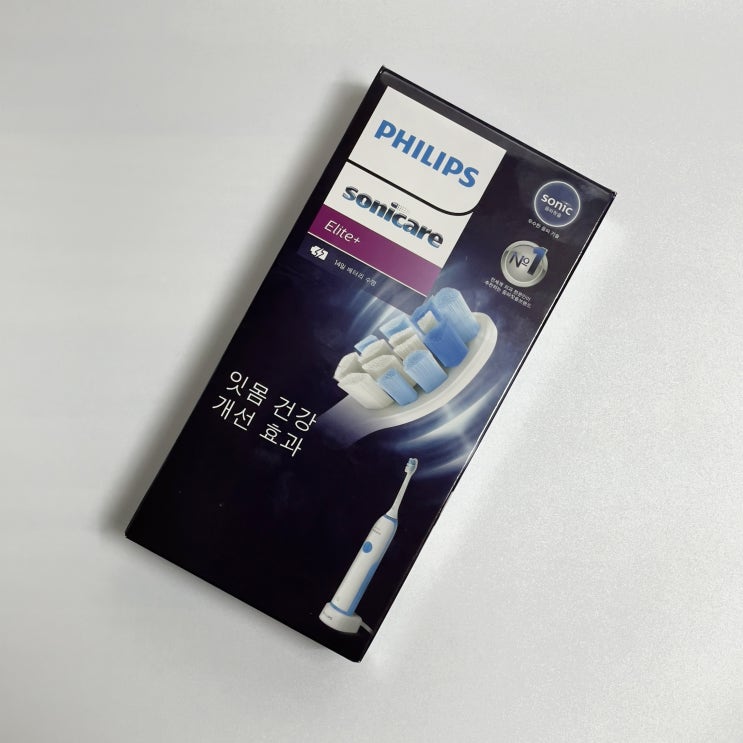  필립스 전동칫솔 소닉케어 엘리트 플러스 HX3265/13 리뷰