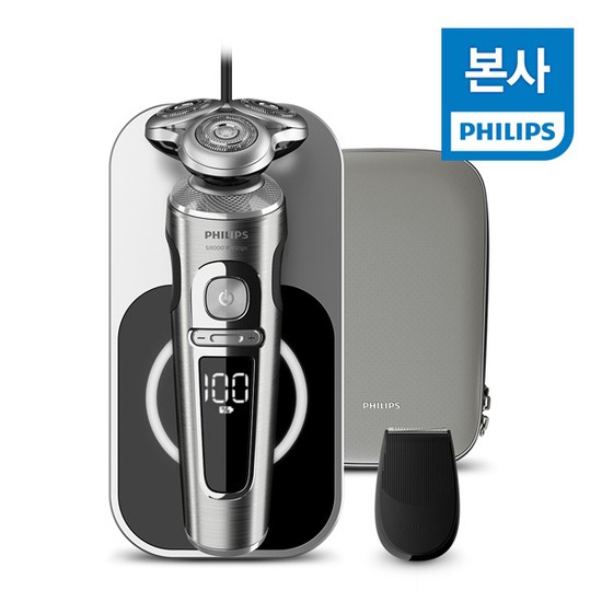 갓성비 좋은 PHILIPS 필립스 S9000 프레스티지 무선충전 전기면도기 SP9861/13, 상세설명 참조, 없음 ···