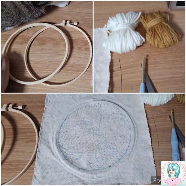  [DIY] 펀치니들 1탄: 재료, 사용법, 준비 (고양이 주의)