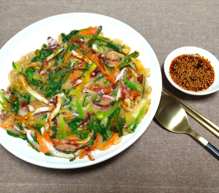  오징어파전 만들기 노릇노릇 맛있게 만드는 황금레시피