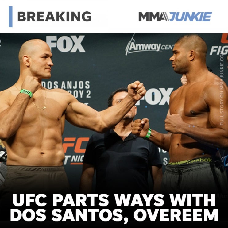주니오르 도스 산토스 & 알리스타 오브레임 UFC에서 방출