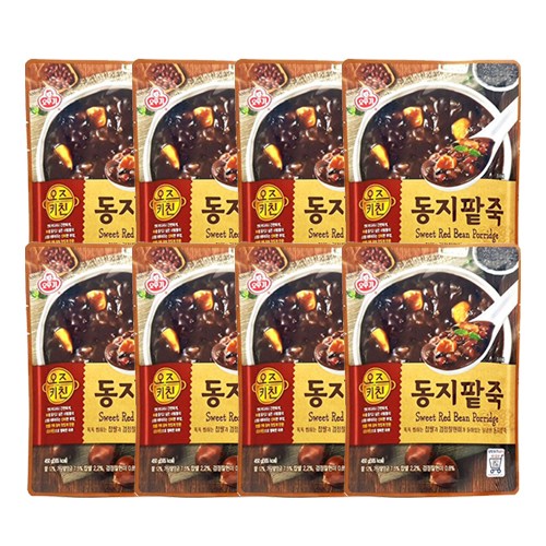 선호도 좋은 오뚜기 오즈키친 동지 팥죽, 450g, 8개 추천해요