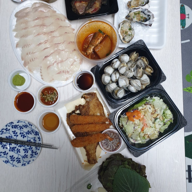  [관평동배달] 스끼다시 최강~ 노랑물고기