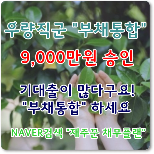  우량직군 부채통합 대출 성공사례