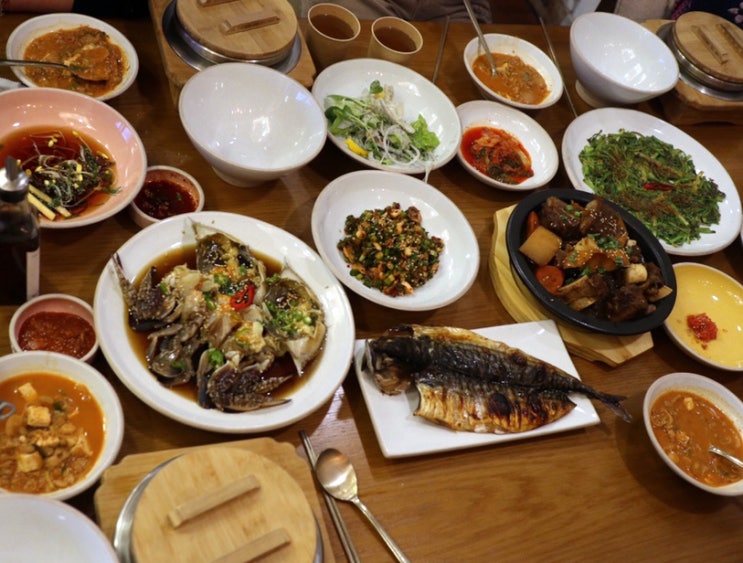  인천 송도 맛집 밥상편지 푸짐한 한정식 한상차림