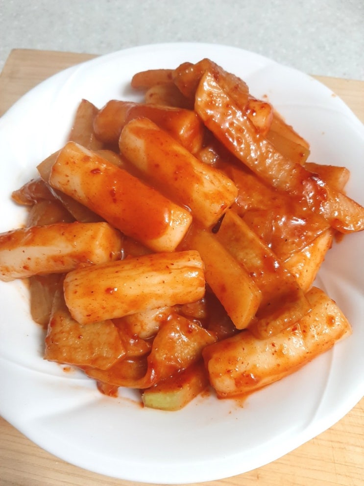  만남의광장 맛있는 양념장으로 만든 무떡볶이 만들기