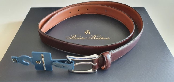  브룩스브라더스(Brooks Brothers) 남성 브라운 정장 벨트 추천
