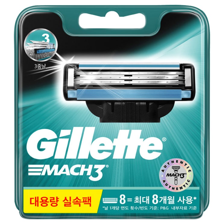 최근 많이 팔린 질레트 마하3 오리지날 면도날, 8개입, 1개 추천해요 최근 많이 팔린 질레트 마하3 오리지날 면도날, 8개입, 1개 추천해요