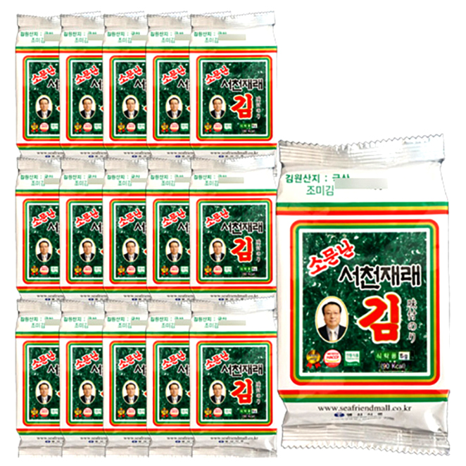 선택고민 해결 바다친구 소문난 서천 재래 식탁김, 15g, 16개입(로켓배송) 좋아요 선택고민 해결 바다친구 소문난 서천 재래 식탁김, 15g, 16개입(로켓배송) 좋아요