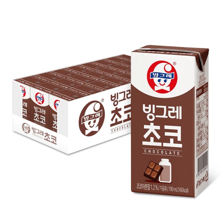 후기가 정말 좋은 빙그레 초코우유, 190ml, 24개(로켓배송) 추천합니다