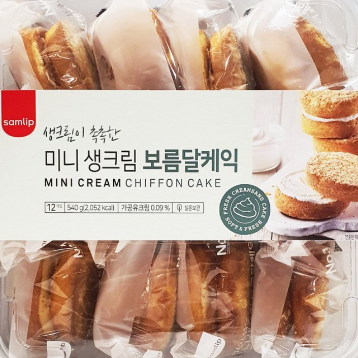 인기있는 삼립 정통 생크림 보름달빵 케익 케잌 45g x12봉지 코스트코, 1개 추천합니다