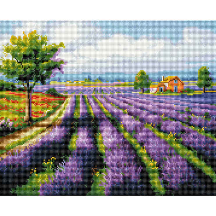 갓성비 좋은 아트조이 DIY 보석 십자수 캔버스형 50 x 40 cm, 라벤더 풍경, 1세트(로켓배송) 좋아요 갓성비 좋은 아트조이 DIY 보석 십자수 캔버스형 50 x 40 cm, 라벤더 풍경, 1세트(로켓배송) 좋아요