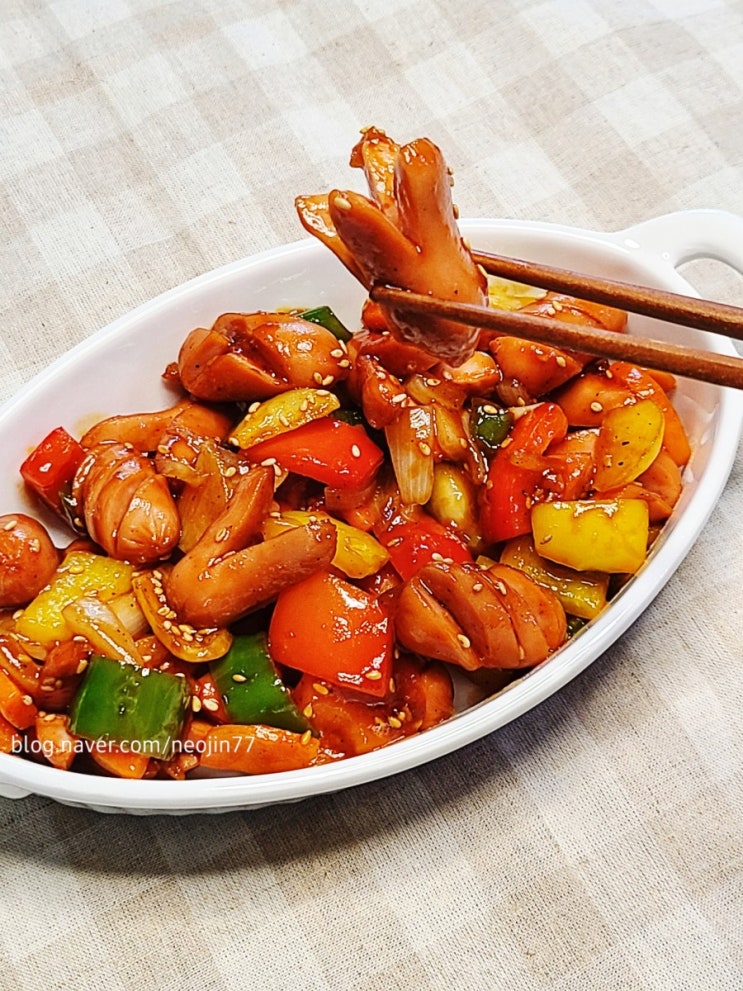 소세지야채볶음 무조건 맛있는 레시피 쏘야 양념 소스 찐이네 소세지야채볶음 무조건 맛있는 레시피 쏘야 양념 소스 찐이네