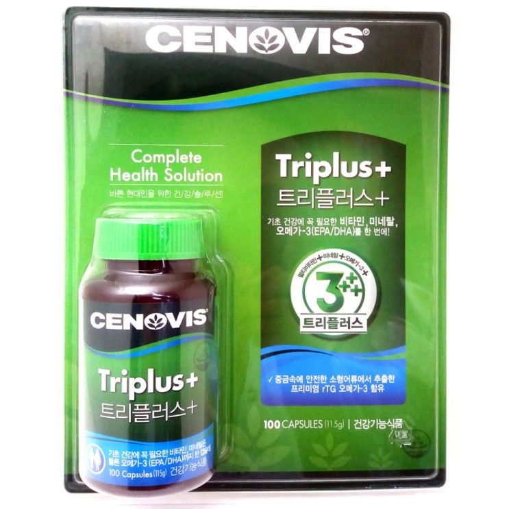요즘 인기있는 CENOVIS 세노비스 트리플러스 멀티비타민, 100캡슐, 1300mg 추천해요