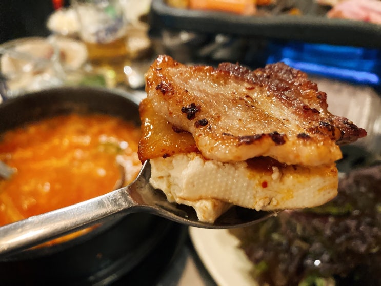  <강원도 횡성 둔내 삼겹살 맛집> 마루포차카페 강추!