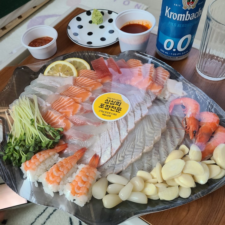 속초 회포장 싱싱활어 교동 맛집, 회배달 후기