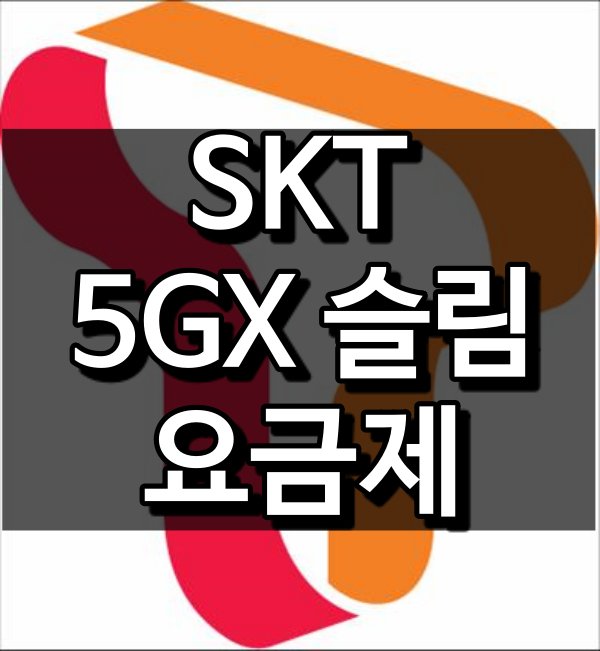 SKT 5GX 슬림 요금제 보기 쉬운 특징 요약