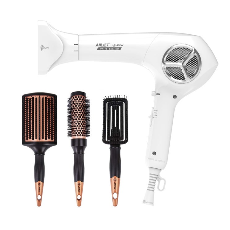 후기가 정말 좋은 JMW 에어젯 터보 헤어 드라이기 MS6010A 1600W + 브러쉬 3종 세트, 화이트(로켓배송) 추천합니다 후기가 정말 좋은 JMW 에어젯 터보 헤어 드라이기 MS6010A 1600W + 브러쉬 3종 세트, 화이트(로켓배송) 추천합니다
