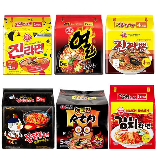 가성비 뛰어난 오뚜기 봉지라면 진라면 매운맛+열라면+진짬뽕+김치라면+너구리 rta+불닭볶음면, 29개 추천해요 가성비 뛰어난 오뚜기 봉지라면 진라면 매운맛+열라면+진짬뽕+김치라면+너구리 rta+불닭볶음면, 29개 추천해요