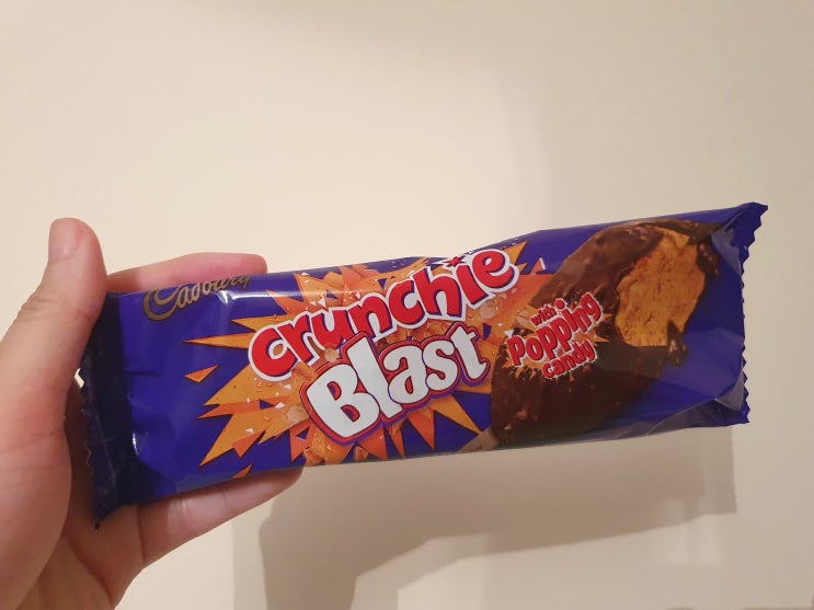  캐드버리 크런치 블라스트 (Cadbury Crunchie Blast), 서양식 달고나맛 근데 이제 캐드버리 초콜릿을 곁들인..