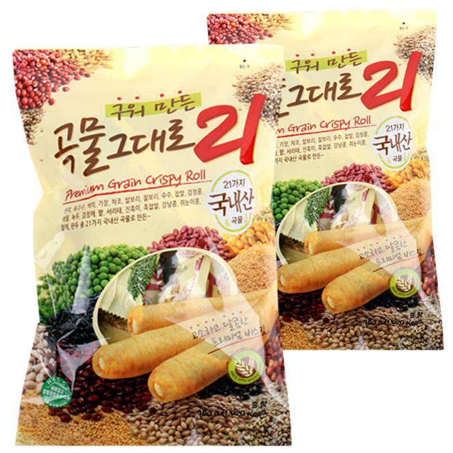 가성비 뛰어난 곡물그대로21 크리스피롤, 180g, 2개 추천해요 가성비 뛰어난 곡물그대로21 크리스피롤, 180g, 2개 추천해요