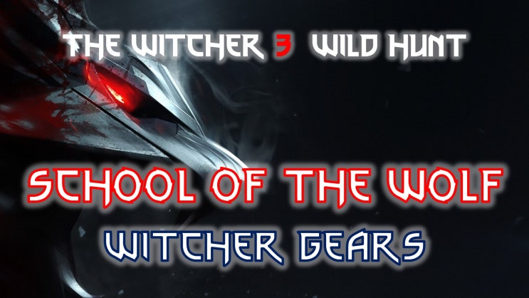  위쳐 3 늑대 교단 장비 ️( 그랜드마스터 포함) / Witcher 3 Gear Sets Wolf School Gear ️ (include Grandmaster )