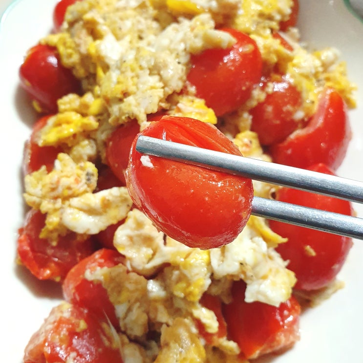  이렇게 간단한데 왜이리 맛있을까요, 토마토 계란 볶음, 토달볶 만들기