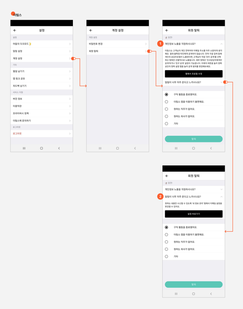 아쉽지만, 회원탈퇴 프로세스 분석 : 네이버 블로그