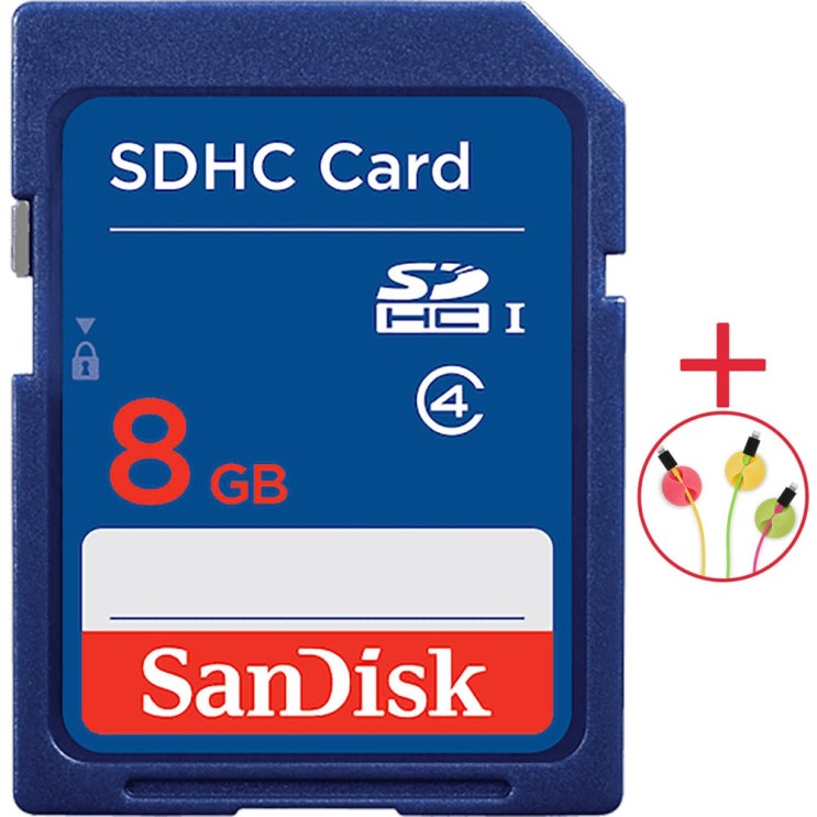 많이 찾는 샌디스크 SD카드 CLASS4 SDSDB 카메라 DSLR 네비 니콘 소니 캐논 + 사은품, 8GB ···