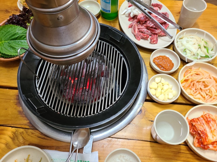  [논고을] 논고을사당점 숯불에 구워먹는 갈비살, 갈빗살 사당맛집인정