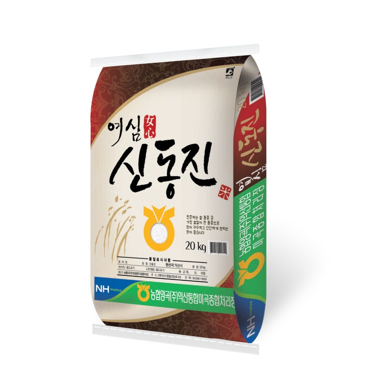 의외로 인기있는 농협 2020년 여심 신동진 백미, 20kg, 1개(로켓배송) 좋아요 의외로 인기있는 농협 2020년 여심 신동진 백미, 20kg, 1개(로켓배송) 좋아요