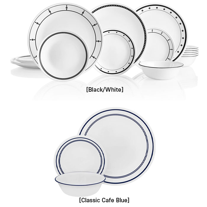 가성비갑 Corelle 코렐 18피스 6인 디너웨어 세트 식기세트 Corelle 18 Piece Service for 6 Dinnerware Set, Black-White 추천합니 가성비갑 Corelle 코렐 18피스 6인 디너웨어 세트 식기세트 Corelle 18 Piece Service for 6 Dinnerware Set, Black-White 추천합니